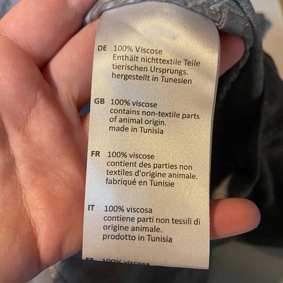 Elemente Clemente One Size Duster Cardigan Stonewash Gray Longline Adjustable - Picture 5 of 9